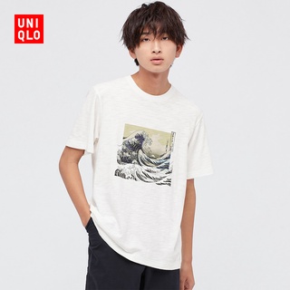 เสื้อยืดที่คุณต้องการใหม่ เสื้อยืดแขนสั้น พิมพ์ลาย Uniqlo MASTERS UKIYOE สําหรับผู้ชาย และผู้หญิง 447819 ยูนิโคล่ขนาดเต็