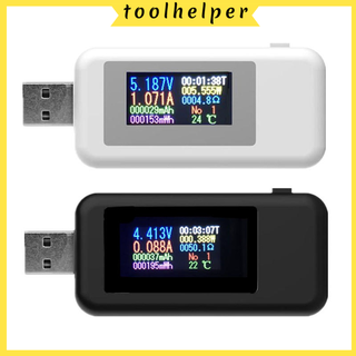 KWS-MX18 USB LCD มิเตอร์วัดกระแสไฟแบบดิจิตอล U Disk Voltmeter Ameter