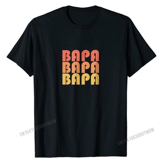 เสื้อยืดวินเทจเสื้อยืด ผ้าฝ้าย พิมพ์ลาย Bapa สไตล์วินเทจ ย้อนยุค สําหรับผู้ชาย 1970S-4XL