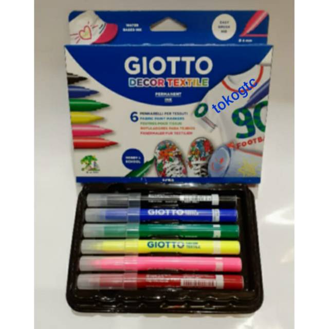 Giotto Decor Textile / เสื้อยืด / วัสดุ 6 สี