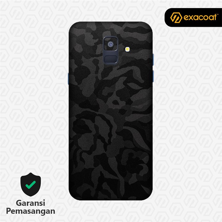 [EXACOAT] Galaxy A6 / A6+ (2018) Skins Black Camo