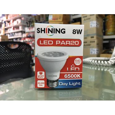 TOSHIBA SHINING หลอดไฟ LED PAR 20 8W แสงขาว (6500K) / PAR 30 12W แสงวอร์ม (3000K)