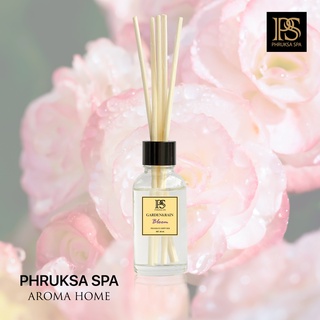 PHRUKSA SPA ก้านไม้หอมปรับอากาศ กลิ่นสวนดอกไม้ 30 มล. (Reed Diffuser Garden&amp;Rain)แถมฟรี! ก้านไม้หวาย