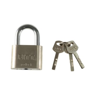 กุญแจลูกปืน FITT 50SV 50 MM สีสเตนเลสFITT 50SV 50MM SS PADLOCK