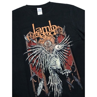 เสื้อยืด พิมพ์ลาย Lamb OF GOD วงดนตรี โลหะ