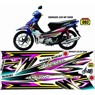 สติกเกอร์ Shogun sp 125 สําหรับติดตกแต่ง suzuki shogunsp 125