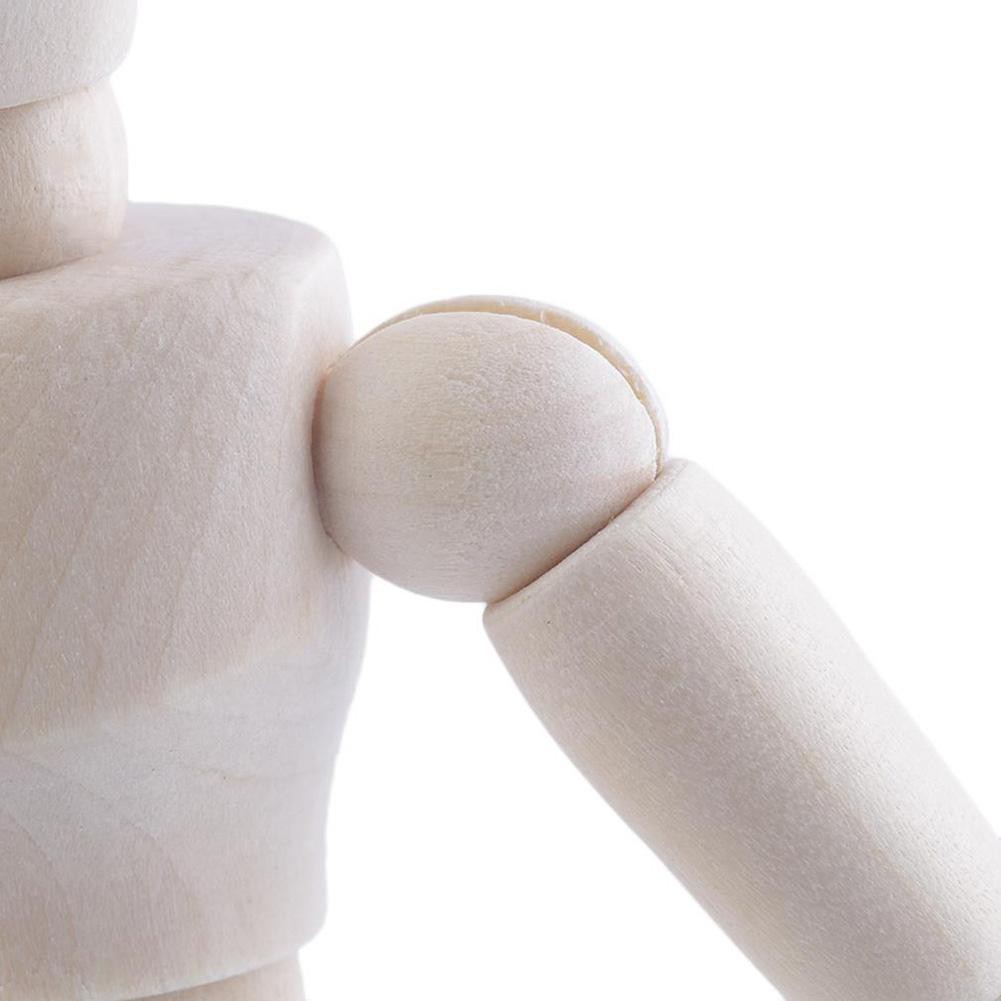WF Movable Handmade Wooden Limbs Human Figure Model Artist Sketch Draw ...