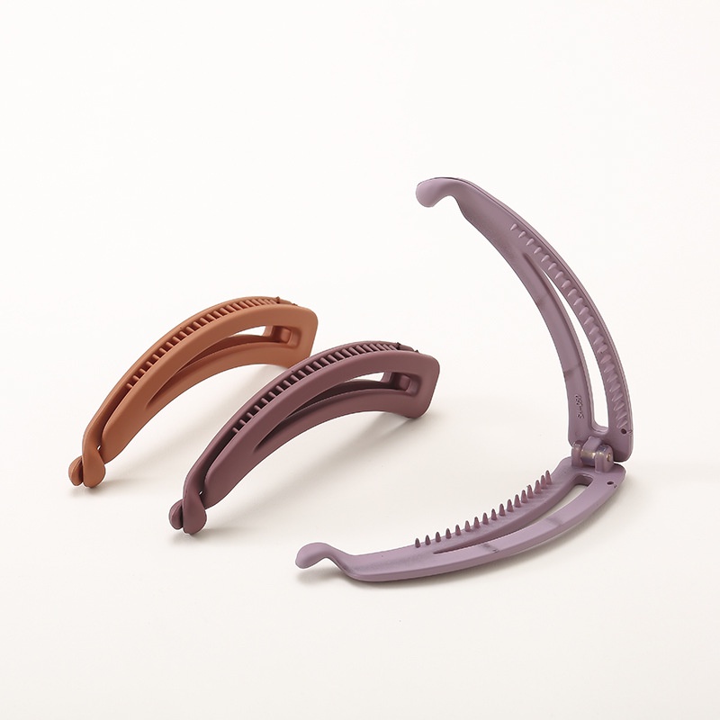 กิ๊บติดผม Banana Long Clip กิ๊บกล้วยรวบผมพลาสติกสีพาสเทลสไตล์เกาหลี กิ็บหนีบผม ที่หนีบผม กิ๊บรวบผม พร้อมส่งในไทย