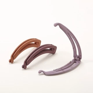 กิ๊บติดผม Banana Long Clip กิ๊บกล้วยรวบผมพลาสติกสีพาสเทลสไตล์เกาหลี กิ็บหนีบผม ที่หนีบผม กิ๊บรวบผม พร้อมส่งในไทย