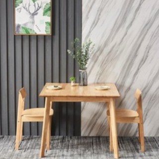 โต๊ะกินข้าว Evergreen-Furniture /Dining Table 800 T-9393-F ทำจากไม้ยางพารามี 2 สีให้เลือก (ราคานี้เฉพาะโต๊ะ)