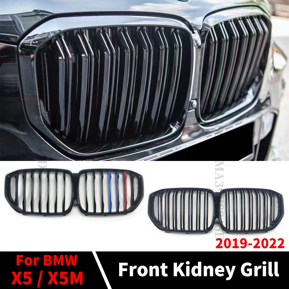 ตะแกรงกระจังหน้ารถยนต์ แบบตาข่าย สําหรับ BMW X5 G05 M F95 2019-2022