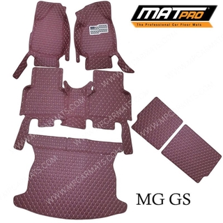 MatPro พรมปูพื้นเข้ารูป5D 6D Premium Fitted Leather Car Mats สำหรับรถรุ่น  เอ็มจี MG GS ปี2016