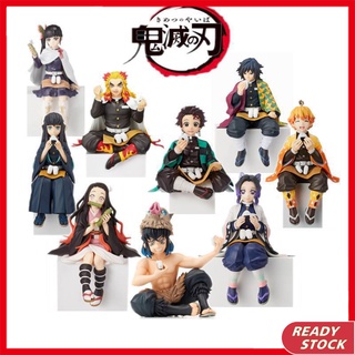 โมเดลฟิกเกอร์ PVC อนิเมะ Demon Slayer Tanjirou Nezuko Agatsuma Zenitsu Hashibira Inosuke Rengoku Kyoujurou Bir