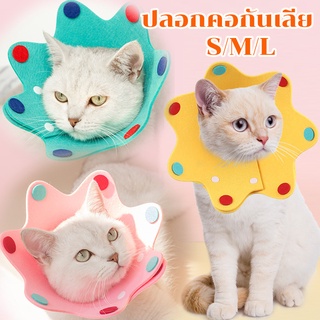 พร้อมส่ง🔥🐈ปลอกคอกันเลียแผล[มงกุฎ] 👑คอลล่าแมว🌸ลำโพงแมว คอลล่าทรงมงกุฎ สุดน่ารัก ลำโพงกันเลีย