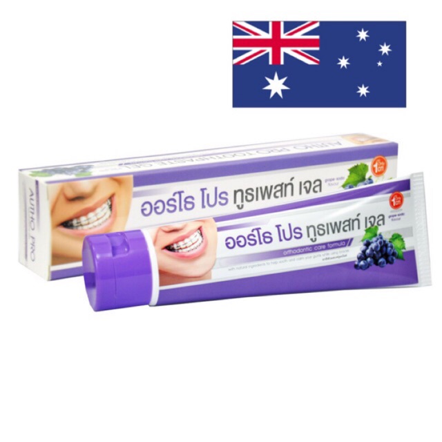 ยาสีฟันจัดฟัน องุ่นโซดา Dr. Phillips Autho Pro ออร์โธโปร ขนาด 25, 110 กรัม