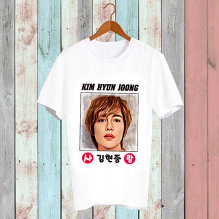 เสื้อยืดดารา เสื้อยืด Fanmade เสื้อแฟนเมด เสื้อยืดคำพูด เสื้อแฟนคลับ ศิลปินเกาหลี FCB40-40 คิมฮยอนจุง Kim Hyun Joong