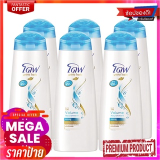 โดฟ แชมพู วอลุ่ม นอริชเมนท์ ขนาด 70 มล. แพ็ค 6 ขวดShampoo Dove Skyblue 70 ml x 6