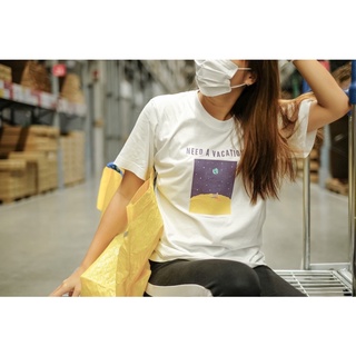 Vacation Collection - Tshirt เสื้อยืดคอตตอนลาย Space