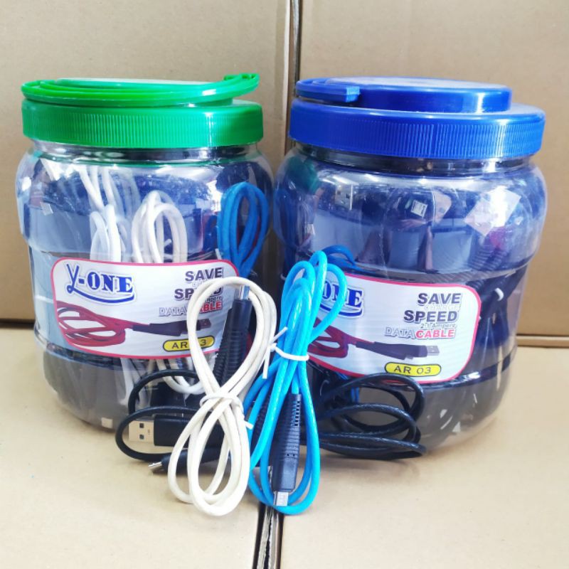สาย Micro Y One รองรับการชาร์จอย่างรวดเร็ว 1 ม. Y One suppot fas รับประกันการชาร์จ