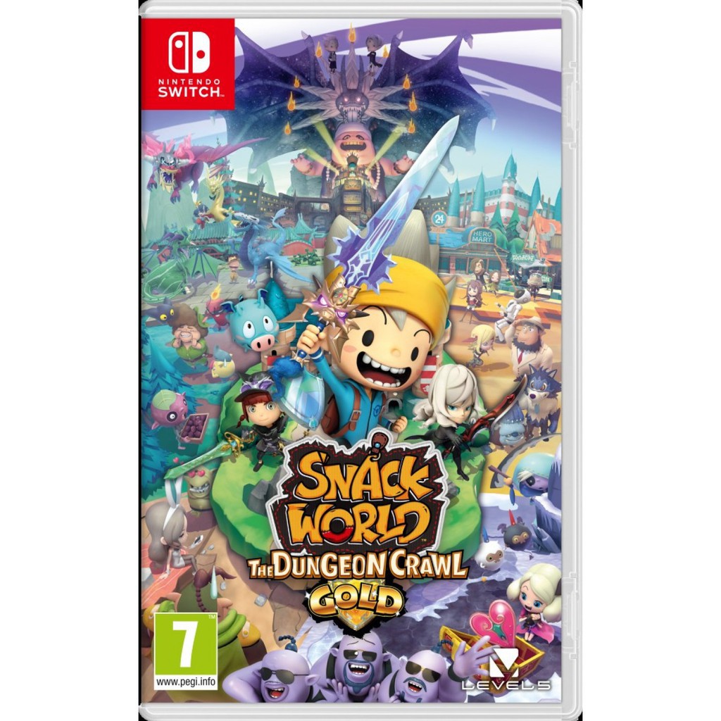 ***สินค้ามีพร้้อมส่งเลยนะคะ The Snack World: Trejarers Gold (Nintendo Switch) (ENG)