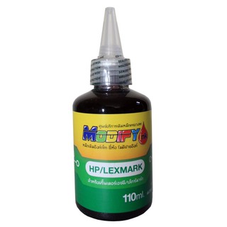 Modify ink หมึกเติมTank สำหรับเครื่อง Hp ทุกรุ่น ขนาด 110ml (Black)