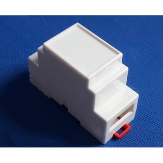 Din Rail Plastic Enclosures box (กล่องพลาสติกเกาะราง รางรีเลย์ รางปีกนก) 88 x 37 x 59 mm