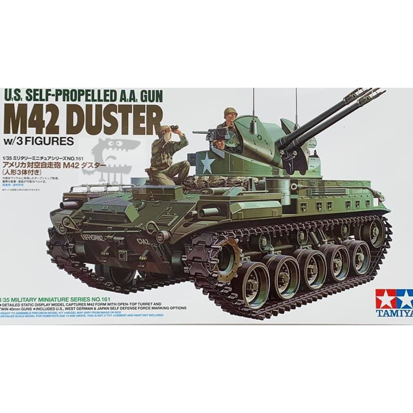 พลาสติก โมเดล ประกอบ TAMIYA สเกล 1/35 Selfpropelled Anti-Aircraft-Gun M42 DUSTER (w/3 FIGURES) (3516