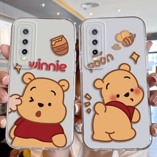 เคส Xiaomi POCO X3 POCO M4 เคส Redmi 9 9A 9C 9T 10 Note 7 8 8 Pro Note 9 9S 9 Pro Max Note 10 10S 10Pro Note 11 11S 11Pro เคสโทรศัพท์มือถือ TPU นิ่ม ลายหมีน่ารัก