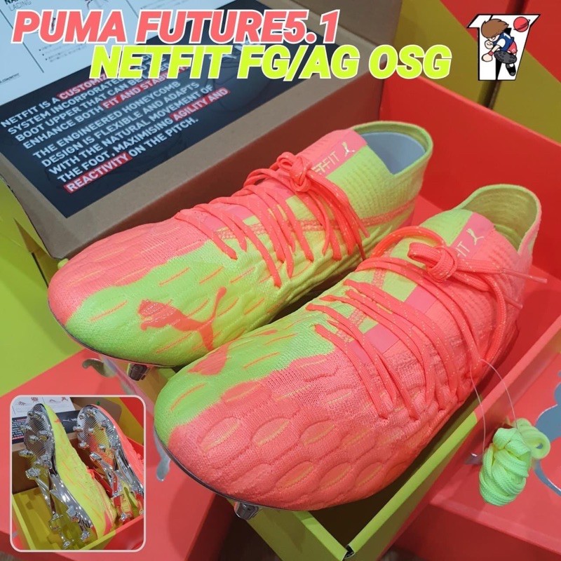 🔥ลดหนัก ด่วนๆPUMA FUTURE 5.1 NETFIT FG/AG OSG ตัวทอปๆ 💯%ของเเท้