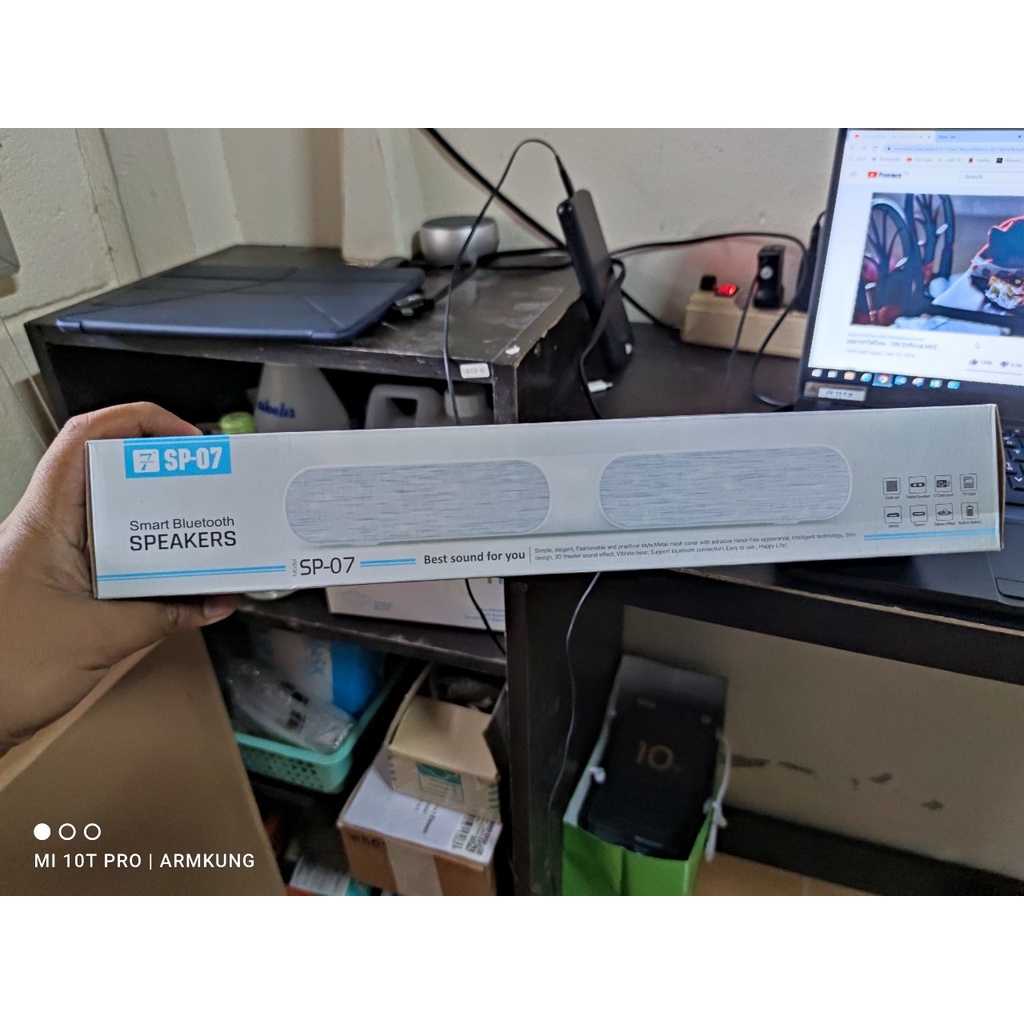 ลำโพงบลูทูธ7degrees sp-07 เสียงใสคุณภาพดี ของใหม่มือ1 ศูนย์samsung