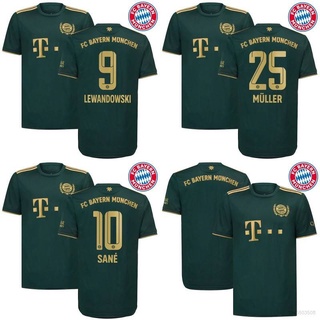 เสื้อกีฬาแขนสั้น ลายทีมชาติฟุตบอล Lewandowski Sane Muller 2020-2021