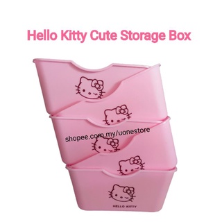 กล่องเก็บของ ขนาดเล็ก ลาย Hello Kitty น่ารัก มี 5 ชิ้น