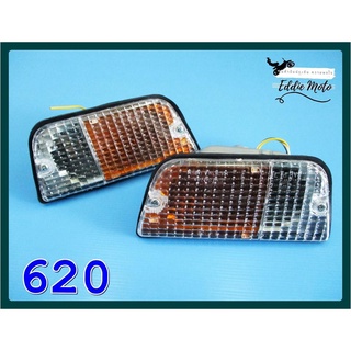 NISSAN DATSUN BLUEBIRD 610 620 FRONT PARKING BUMBER LIGHT TURN LAMP // ไฟหรี่กันชนหน้า ดัสสัน 620 สินค้าคุณภาพดี