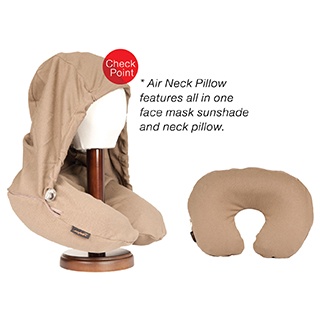 หมอนรองคอ เป่าลม 01 พกพาในการเดินทาง  Air Neck Pillow