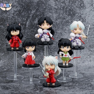 โมเดลฟิกเกอร์ PVC อนิเมะ Inuyasha Killing Pill Govi Maitreya Q Version Realistic Inuyasha 6 ชิ้น Shopcyc9597