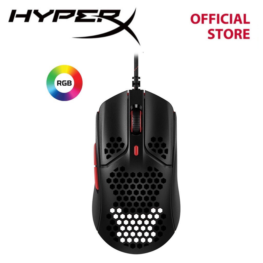 HyperX Pulsefire Haste Gaming Mouse (BlackRed) (4P5E3AA) 8yz90aoblt