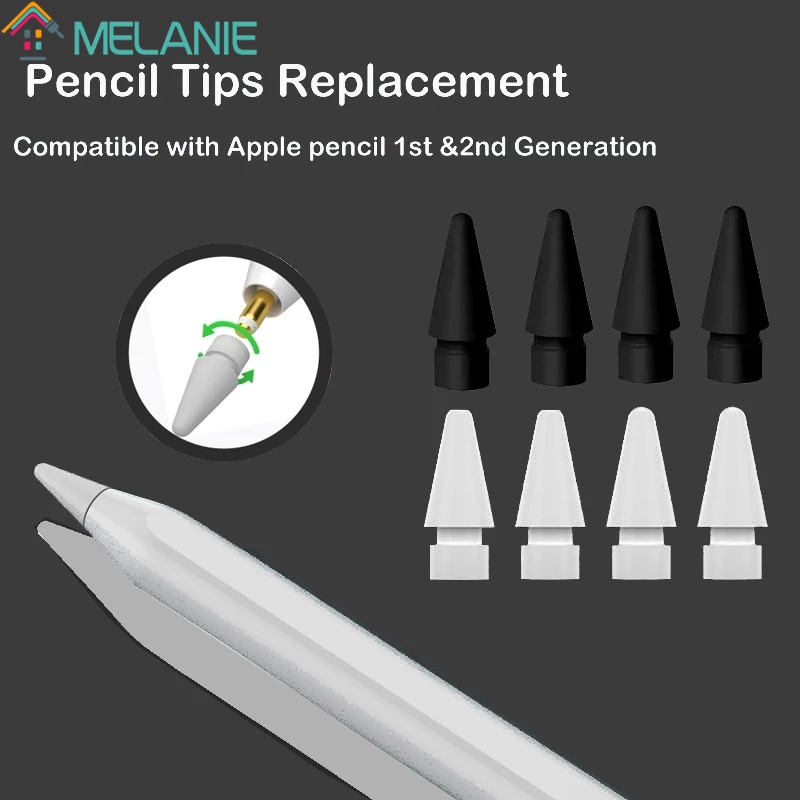ไส้ปากกาสไตลัส แบบเปลี่ยน คุณภาพพรีเมี่ยม สําหรับ ipad Apple ipad Pencil 1 2