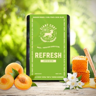 Giant Goat l Refresh Blend l กาแฟเบลนด์ (Brazil - Papua New Guinea) สำหรับสาย Espresso สดชื่นกลิ่นส้มและดอกไม้