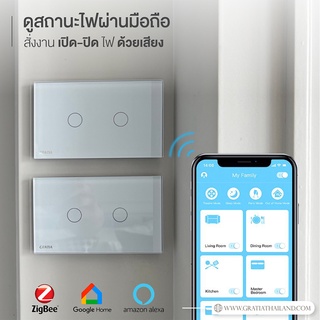 สวิตช์ไฟ STANDARD Zigbee 2 ทาง