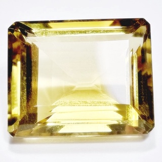 (G12) พลอยแท้ เลมอนควอตซ์ Lemon Quartz เม็ดใหญ่ หัวแหวน