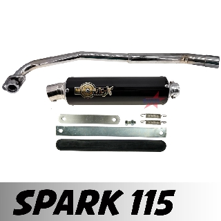 ท่อสูตร รุ่น SPARK 115 ปลายกลม ตรงรุ่น ท่อโมวิค MOVIC-X ทรง ENDURANCE มี มอก. คอท่อชุบโครเมี่ยมอย่างดี พร้อมอุปกรณ์ครบ