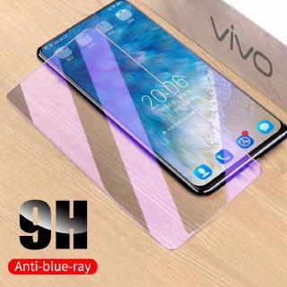 ฟิล์มกระจก ViVo V17 V15 Pro V9 V7 Plus V11i V11 V5 ต่อต้านแสง UV สีม่วงบลูเรย์ กระจกนิรภัย ป้องกันหน้าจอ