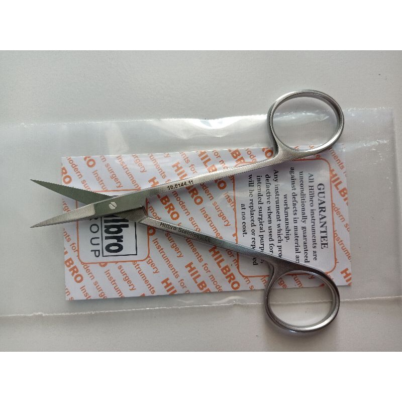Hilbro 10.0144.11 Iris scissor str 11.5 cm. กรรไกรตัดไหม ไอริส กรรไกรไอริส