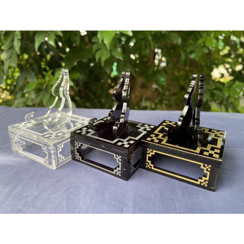 โต๊ะจิ๋ว ลายธรรมดา ขนาด 5x5x7 ซม. หนา 3 มิล แข็งแรง ทนทาน กะทัดรัด สวยใส พร้อมส่ง!! 💯