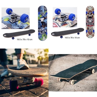 ใส่โค้ด "TKBPPBL" รับส่วนลด 50 สเก็ตบอร์ด 4 ล้อ skateboard สเก็ตบอร์ดแฟชั่น ลายสวย