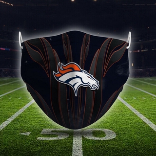 Denver Broncos Nfl หน้ากากผ้าฝ้าย 3 D Face Mask 6 -