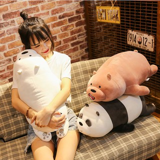 Xx Baby 30 30 % Xxjapan We Three Bare Bears ตุ๊กตาหมีแพนด้า 35 ซม . 70 ซม . 90 ซม . สําหรับเด็ก