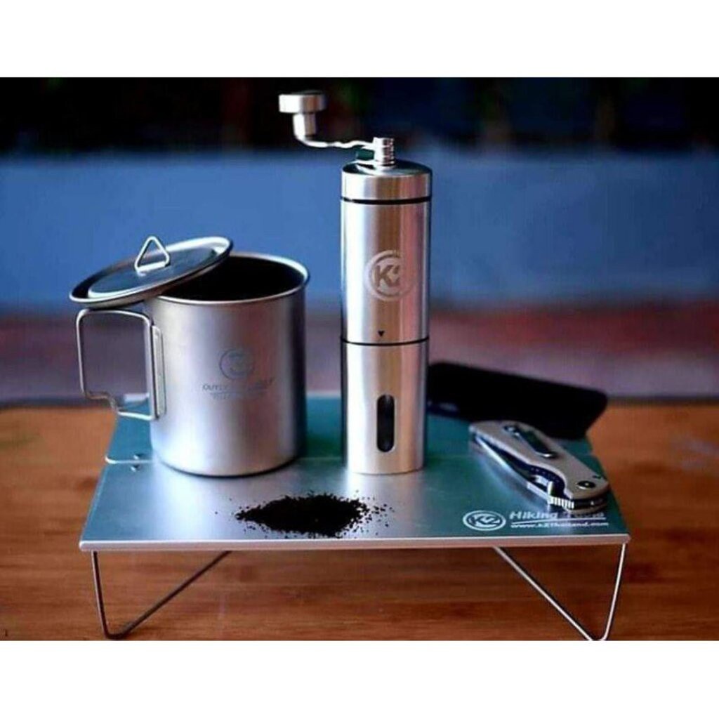 K2 Coffee Grinder ที่บดเมล็ดกาแฟเซรามิคแบบมือหมุน rayong_outdoor