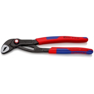 Knipex คีมถอดปั๊มน้ำ 10 นิ้ว ด้ามสองสี Cobra Quickset 8722250