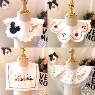 ‼️พร้อมส่ง‼️สต้อคแน่นผ้ากันน้ำลาย 360 องศา Bib